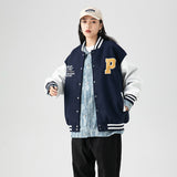 Varsity Jacket Vintage Fall Men's Jackets Campus Towel Embroidery Decorative Letters Casual Baseball Uniform