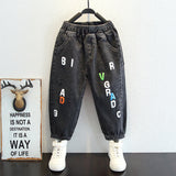 Toddler Boys Pants Boy's Denim Pants Spring and Autumn Casual