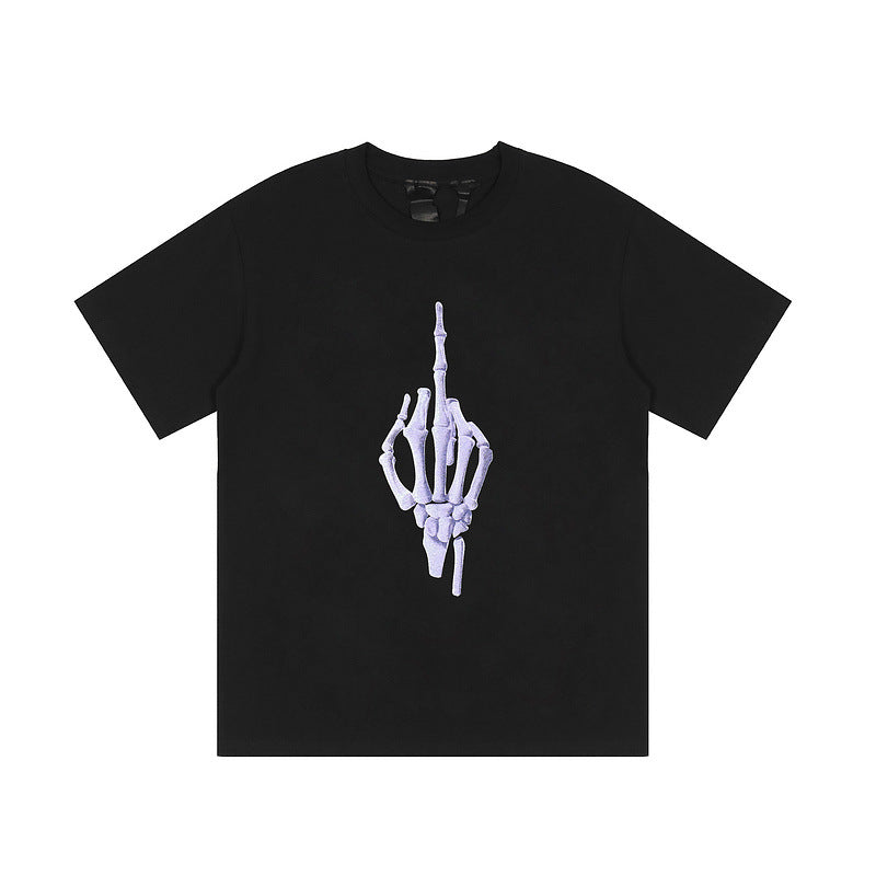 Bone Vlone Shirt Summer Wear Bone Print Men's Short Sleeve T-shirt