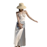 Marilyn Monroe Dress Backless Beach Skirt Women