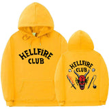 Stranger Things Hellfire Club Hoodie Hooded Sweatshirt Leisure Sports Sweater