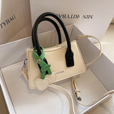 Sling Bags Spring Crossbody Bag Contrast Color Portable and Fashion Simple