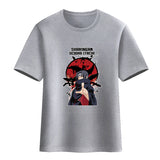 Itachi Uchiha Costume Naruto T-shirt Summer Kakashi Vortex Naruto Itachi Uchiha Cotton Short Sleeve T-shirt