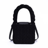 Sling Bags Striped Plaid One-Shoulder Crossbody Handbag