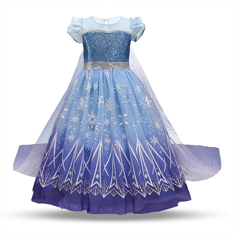 Halloween Frozen Dress Toddler Frozen 2 Princess Elsa Dress Halloween Aisa Girls Dress