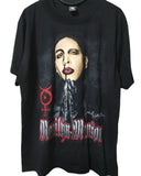 Marilyn Manson T Shirt Heavy Vintage Short Sleeve T-shirt Men and Women