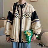Cream Color Varsity Jacket Baseball Uniform Jacket