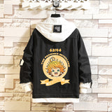 Comic Denim Jacket Clothes Men's and Women's Spring Denim Jacket
