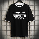 Stranger Things T Shirt Stranger Things Stranger Things Short Sleeve T-shirt Men's and Women's Loose Casual Large Size Couple Cotton Summer