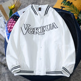 Jock Jacket Spring and Autumn Stand Collar Embroidery Jacket Men's Youth Student Couple Baseball Uniform