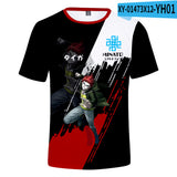 Baggy Baseball Jersey Summer Trendy 3d Digital Short Sleeve