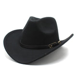 Cowboy Hats Cowboy Hat Autumn and Winter Woolen Hat for Men