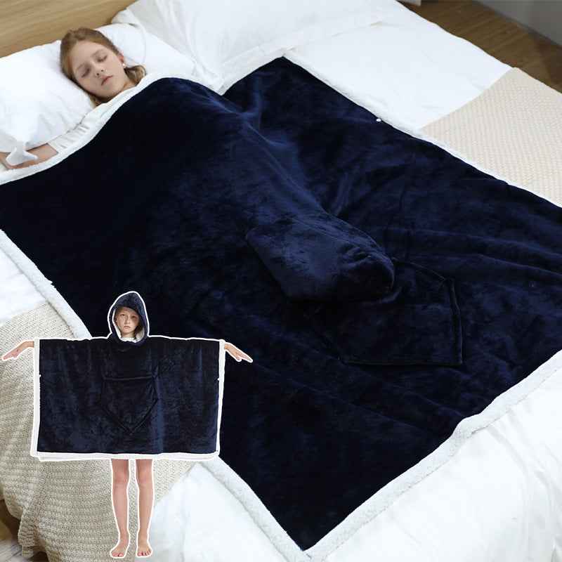 Hoodies Blankets Multifunctional Blanket Can Be Worn and Covered Lazy Blanket