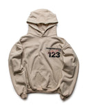 Rrr123 Hoodie Retro Washed Distressed Printed Hoodie