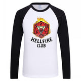Stranger Things Hellfire Club T Shirt Printed Top Men's and Women's Short-Sleeved T-shirt