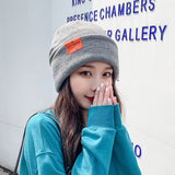 Women Winter Hats Autumn and Winter Women's Fashionable Stylish Earmuffs Fleece-Lined