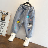 Toddler Boys Pants Boys' Jeans Cartoon Casual Pants Children