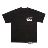 Preppy Aesthetic T Shirt Men's Retro Short Sleeve T-shirt