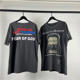 Marilyn Manson T Shirt Fog Vintage Vintage Distressed T-shirt