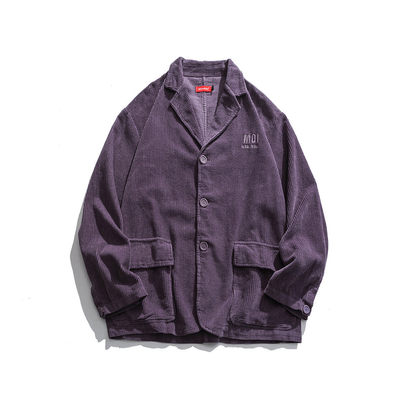 Corduroy Varsity Jacket Spring Corduroy Vintage Jacket
