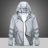 Sun Resistant Clothes Summer Wind Shield Casual Breathable Trench Coat for Men