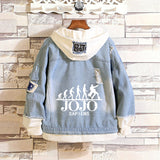 Comic Denim Jacket Anime Denim Jacket Coat