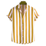 Men Hawaii Shirts Men's Summer Fashion Simple
