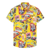 Men Beach T Shirts Men's Shirt Summer Beach Short Sleeve