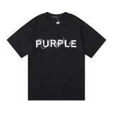 Purple Brand T Shirts Loose Casual Short Sleeve T-shirt