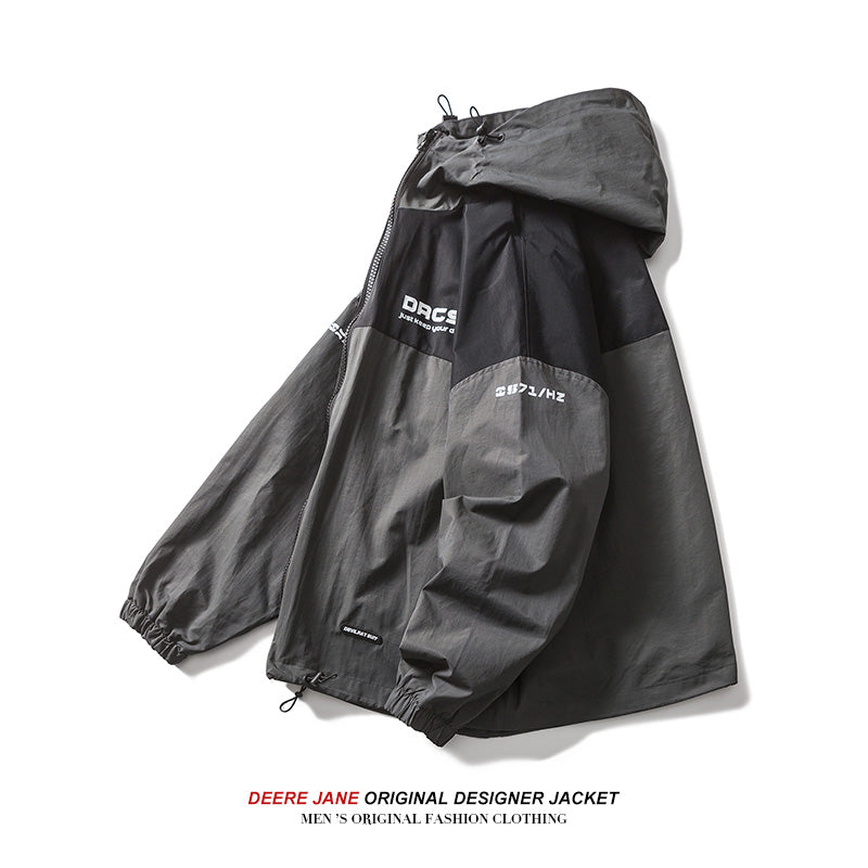 Men Jacket Spring Coat Men Spring and Autumn Baggy Casual Jacket