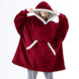Hoodies Blankets Lambswool Home Casual Plush Sweater