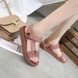 Women Open Toe Sandals Flats Sports Amoi Beach Sandals