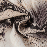 Spring Sexy Snake Print Sleeveless Cross Backless Slim Fit Bodysuit Women