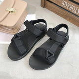 Women Open Toe Sandals Flats Sports Amoi Beach Sandals