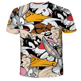 Bugs Bunny Shirt Men's Short-Sleeved Printed T-shirt