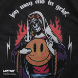 Smiley Face T Shirt LawFoo