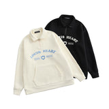 Preppy Aesthetic Sweatshirt Coat Loose Autumn Men's Women's Pullover