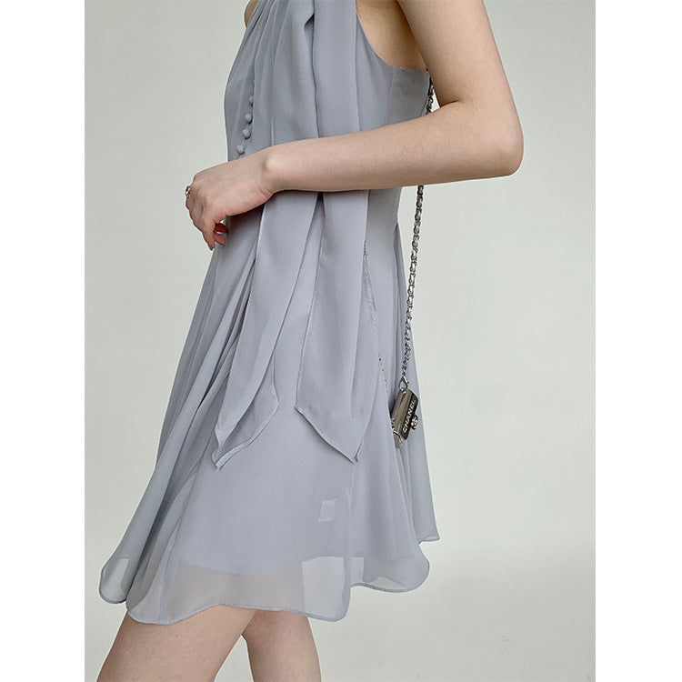 Marilyn Monroe Dress Blue Dress Summer Midi Dress