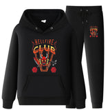 Stranger Things Hellfire Club Hoodie Sweater Suit