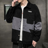 Corduroy Varsity Jacket Men's Autumn Corduroy Youth Men's Jacket Men's Top Clothing