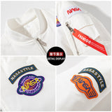 NASA Varsity Jacket Casual Jacket Men's and Women's Loose Embroidered Baseball Uniform