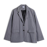 Men's Casual Suit Man Blzer Solid Color Suit Coat Men's Loose Lapels Casual Small Suit Jacket
