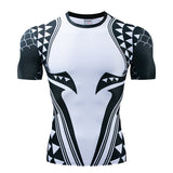 Marvel T Shirt Tight Men's Sports Fitness 3D Men's Clothing