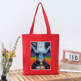 Stranger Things Hellfire Club Handbag Student Leisure Outing Large Capacity Canvas Shopping Bag