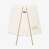 Fog Fear of God Essentials Shorts Drawstring Ribbon Shorts Flocking Letter Fleece Shorts