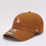Dodgers and Yankees Baseball Cap 47brand Baseball Cap Female Khaki Embroidered NY Peaked Cap
