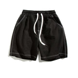 Men Shorts Summer Solid Color Overalls Loose Straight Shorts Men