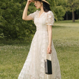 Women Cottagecore Dress Vintage Dress Princess Dress Light Wedding Dress