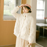 Women Winter Coats Puffer Jacket Down Coat White Duck Down Jacket Female Stand Collar Loose Small Winter