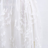 Women Lace Wedding Dress Women's White Sleeveless Long Wedding Dress Mid-Waist Evening Dress